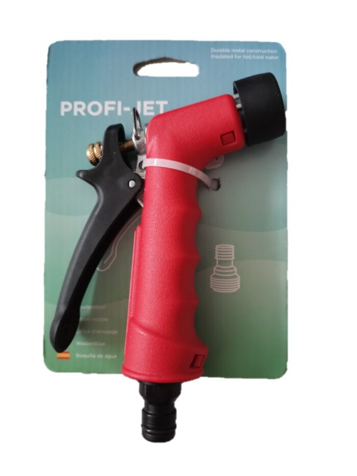 Sprühpistole Profi-Jet, mit Messingeinsatz, rot 3/4″ BSP Schnellanschluss